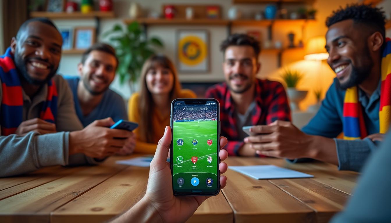 découvrez les meilleures applications pour suivre tous les matchs de football en direct, recevoir des notifications sur les scores et ne rien manquer de l’actualité sportive depuis votre mobile.